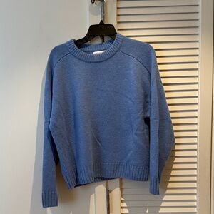 NAADAM Dusty Blue Crewneck Sweater